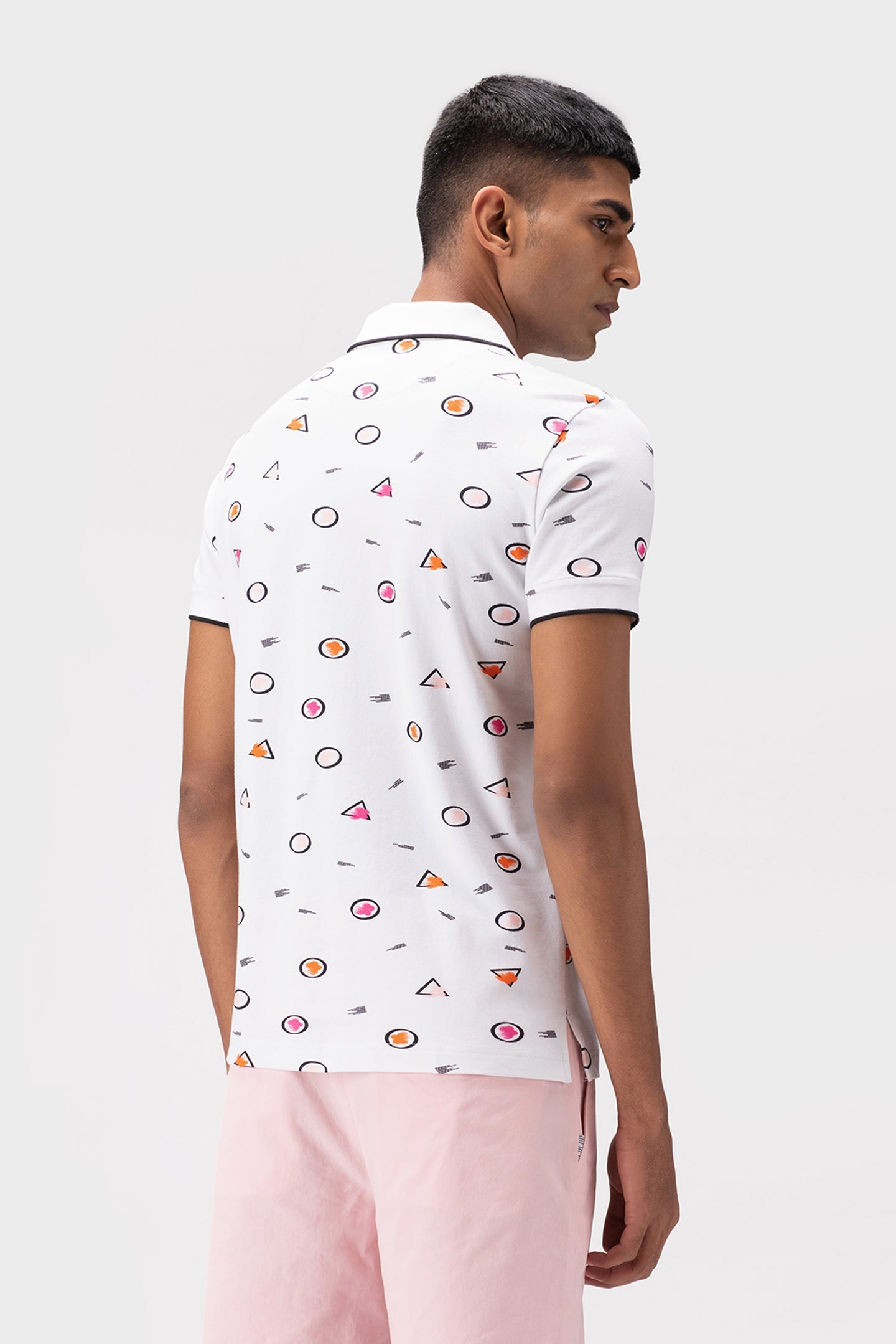 Floral Iconography Men Polo Shirt