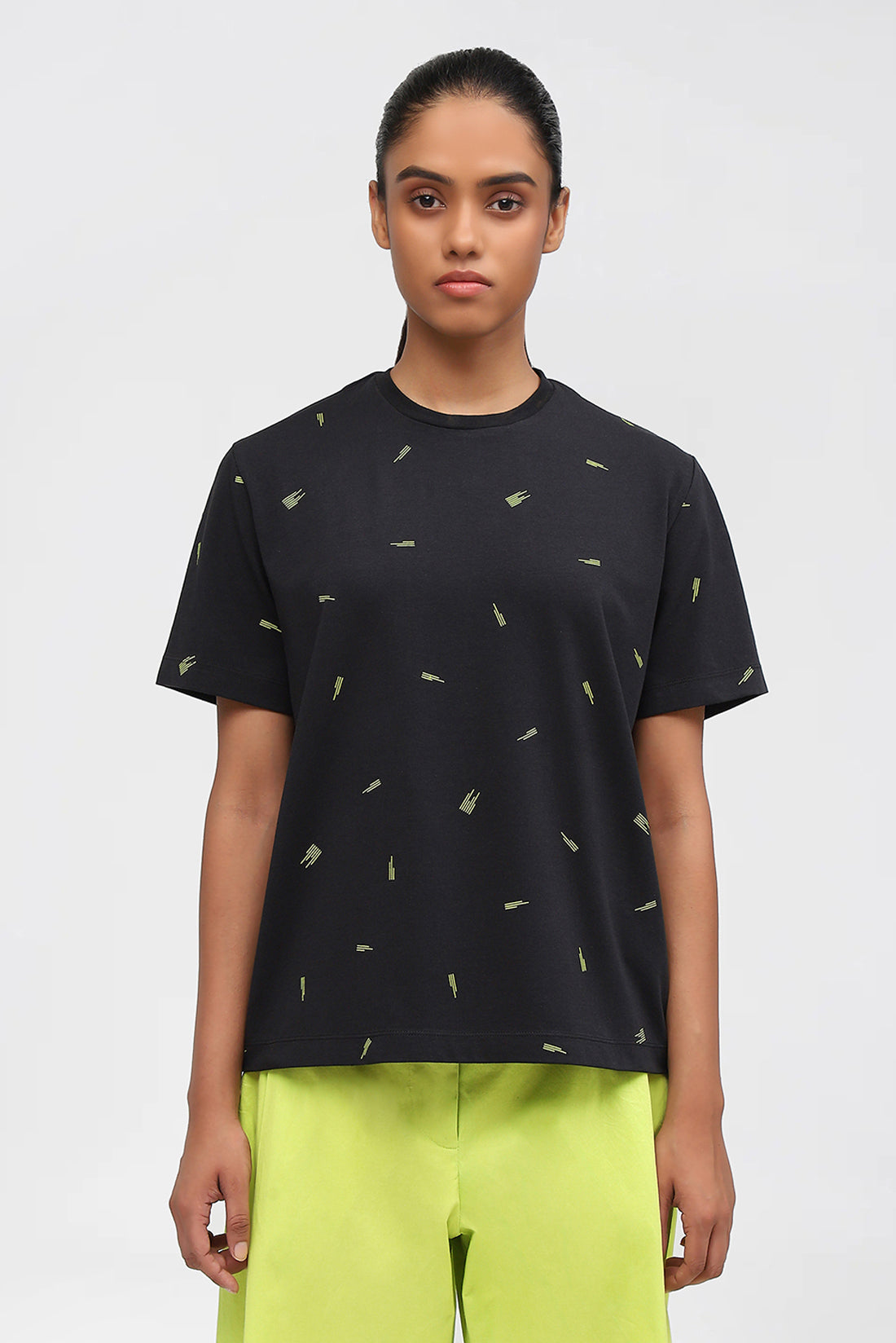 Black Classic Design Womens T-shirt