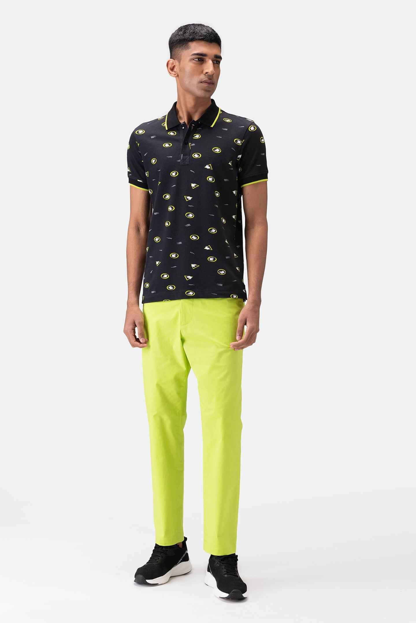 Floral Iconography Men Polo Shirt