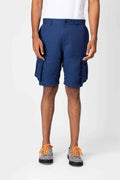 Navy Blue Cargo Utility Shorts for Men