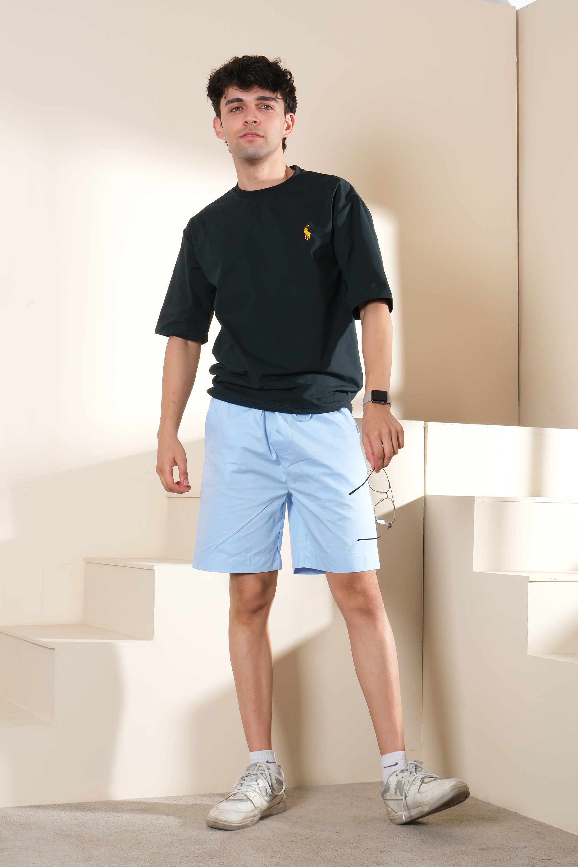 Casual Mens Shorts Sky Blue