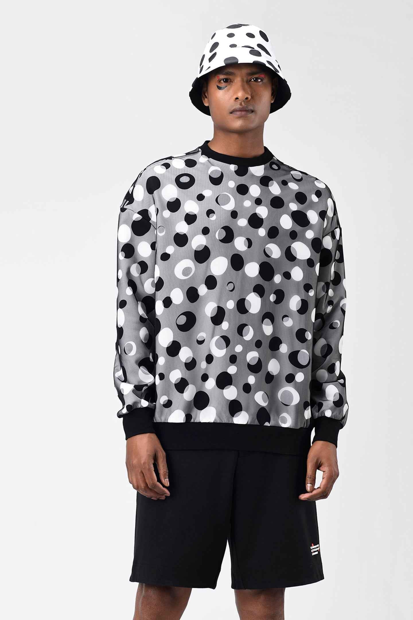 Polka Dot Tulle Men Sweatshirt
