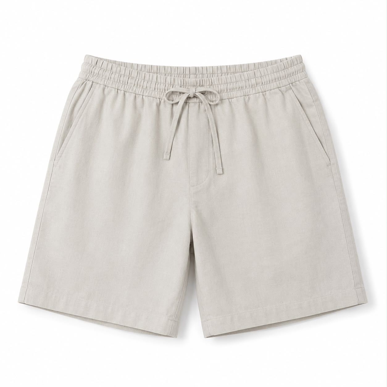 Joe Marzi Men's Linen Drawstring Shorts – Sage Green