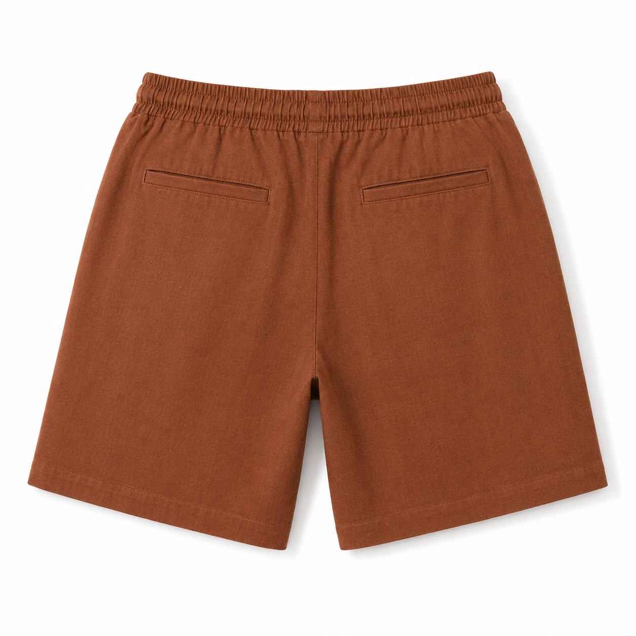 Joe Marzi Men's Linen Drawstring Shorts – Rust