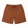 Joe Marzi Men's Linen Drawstring Shorts – Rust