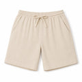 Joe Marzi Men's Linen Drawstring Shorts – Beige