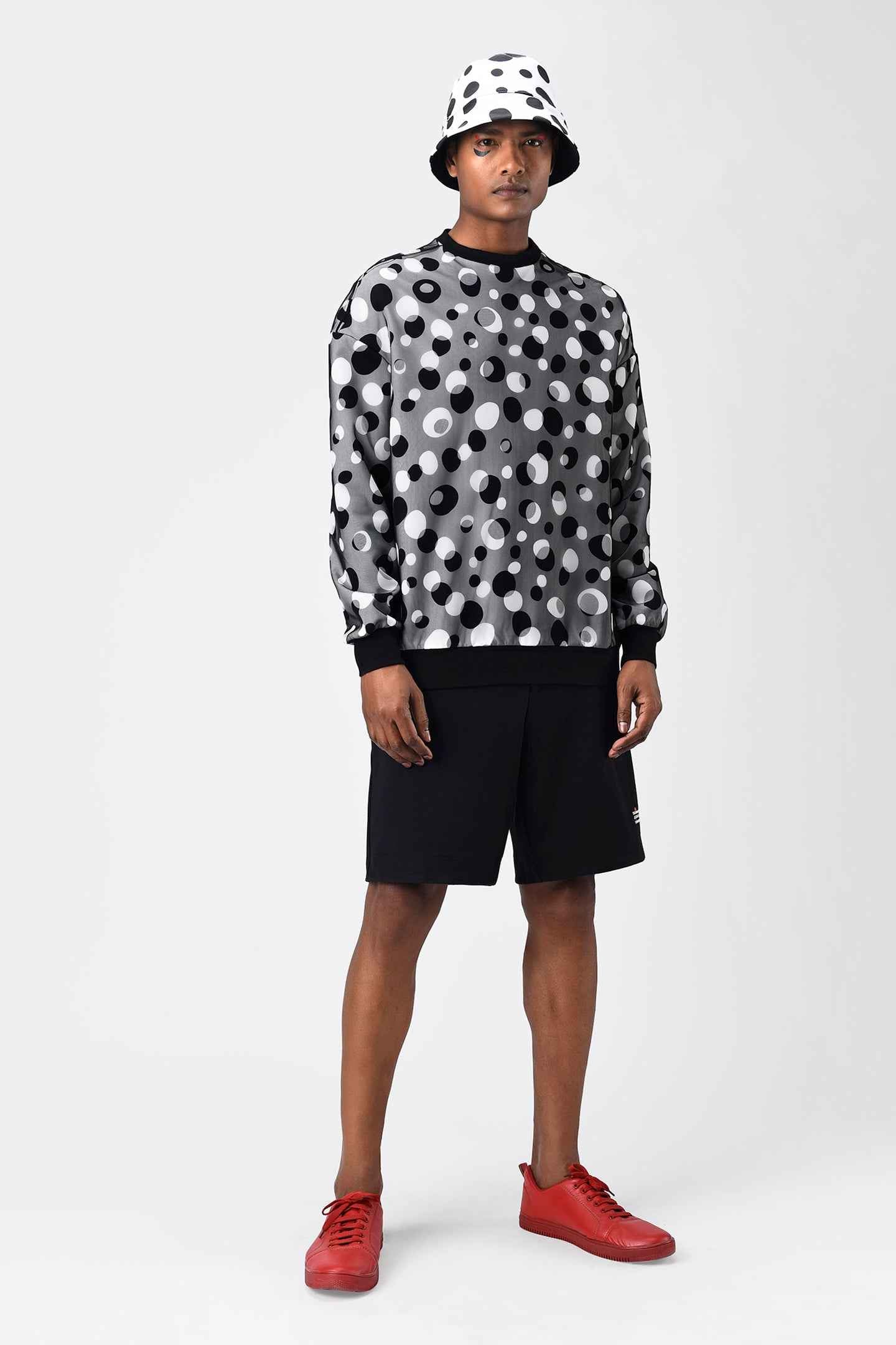 Polka Dot Tulle Men Sweatshirt