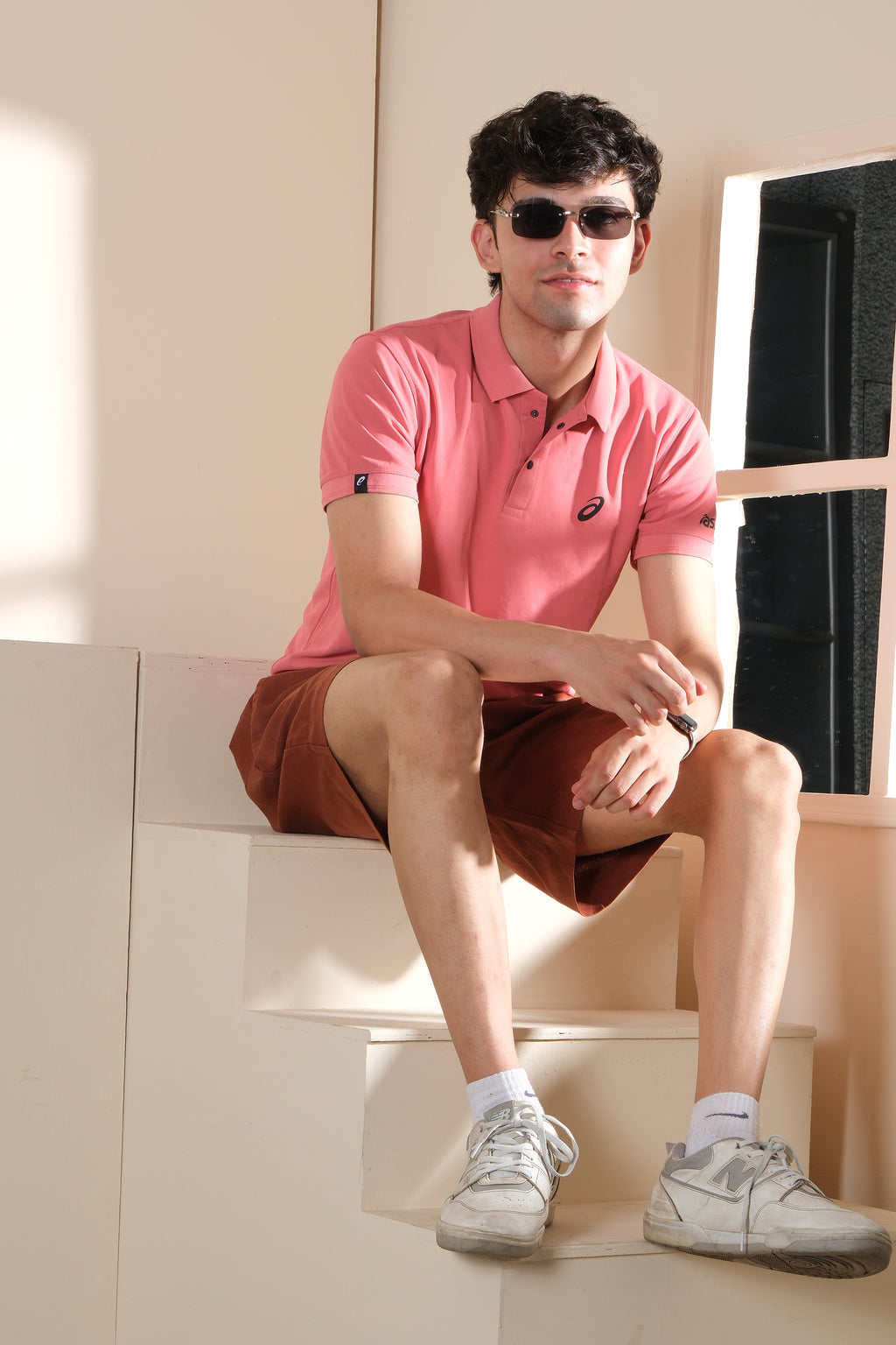 Casual Mens Shorts Rust
