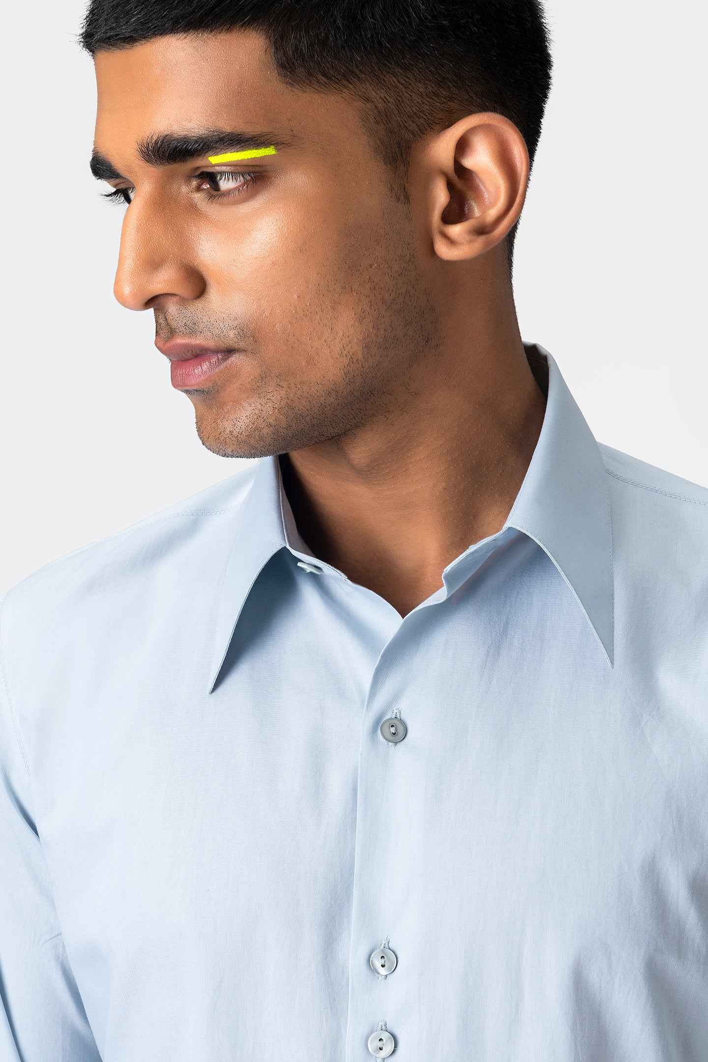 Classic Light Blue Formal Shirt for Men