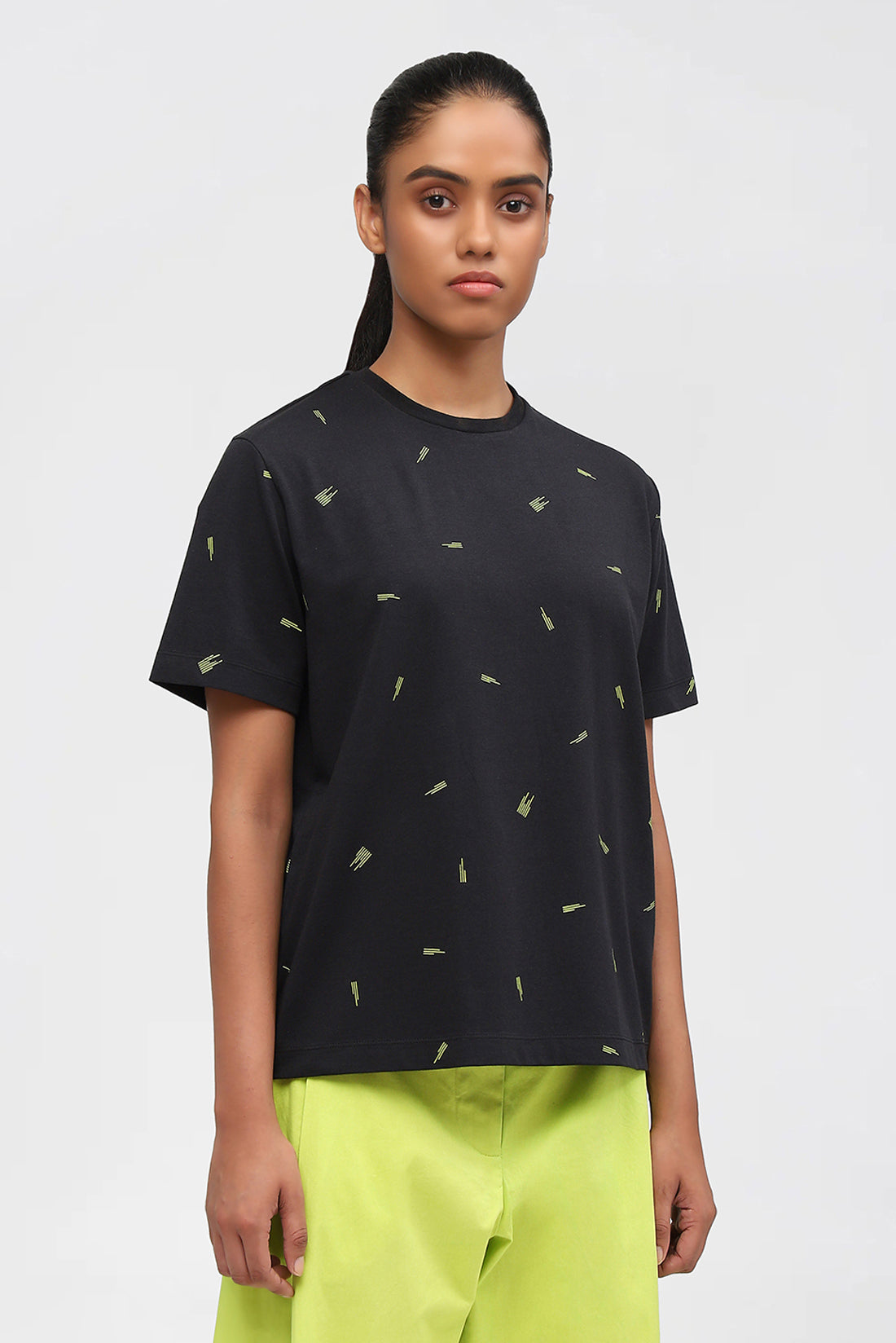 Black Classic Design Womens T-shirt
