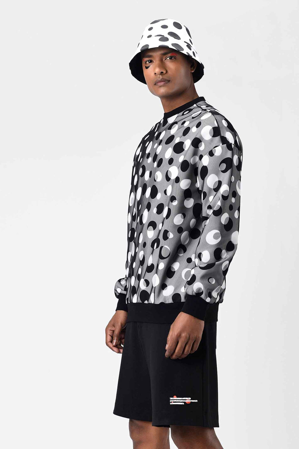 Polka Dot Tulle Men Sweatshirt