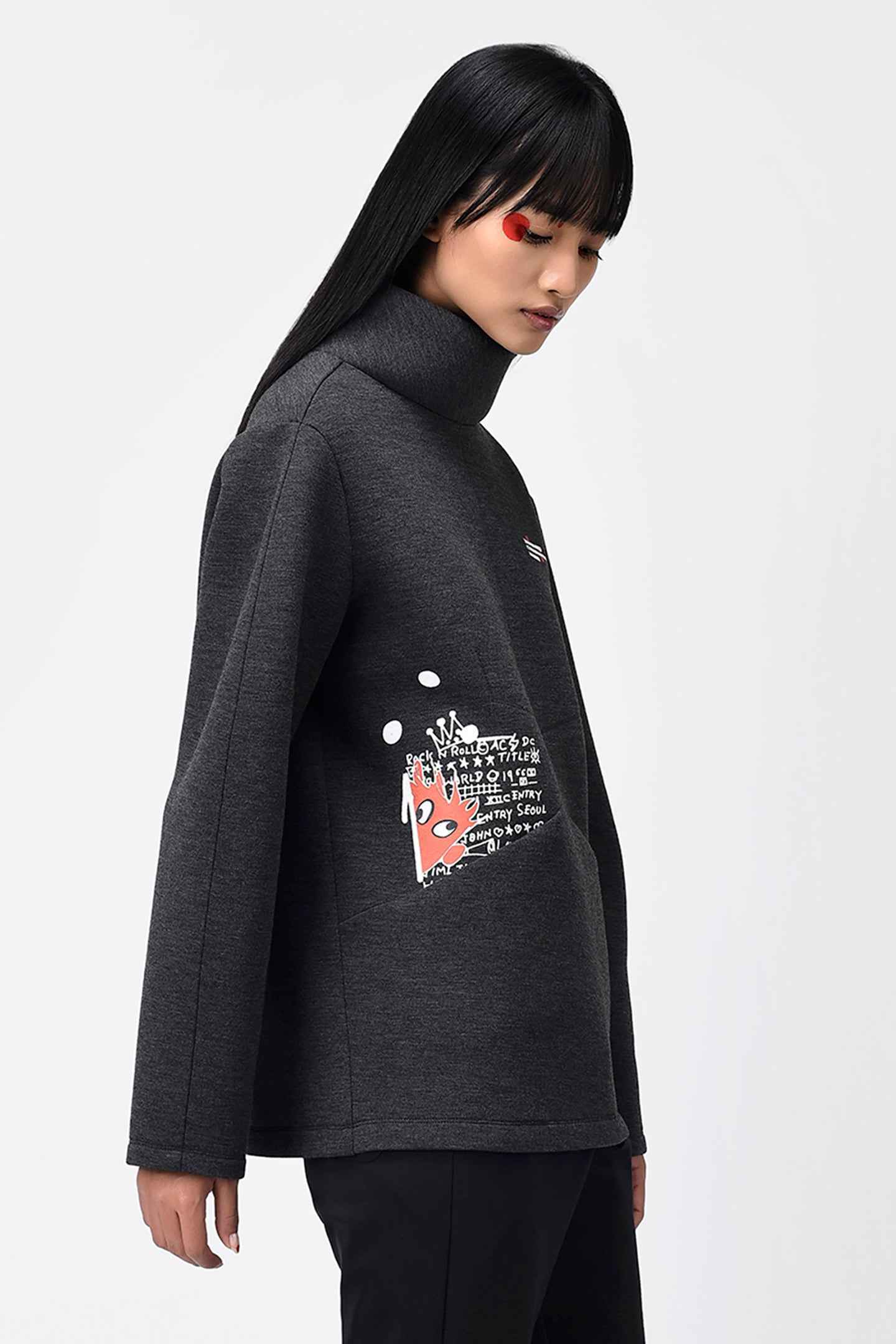 Paris To Delhi Printed Women Sweatshirt