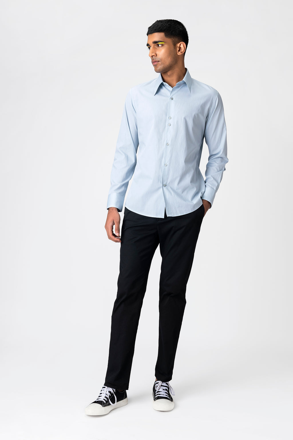 Classic Light Blue Formal Shirt for Men