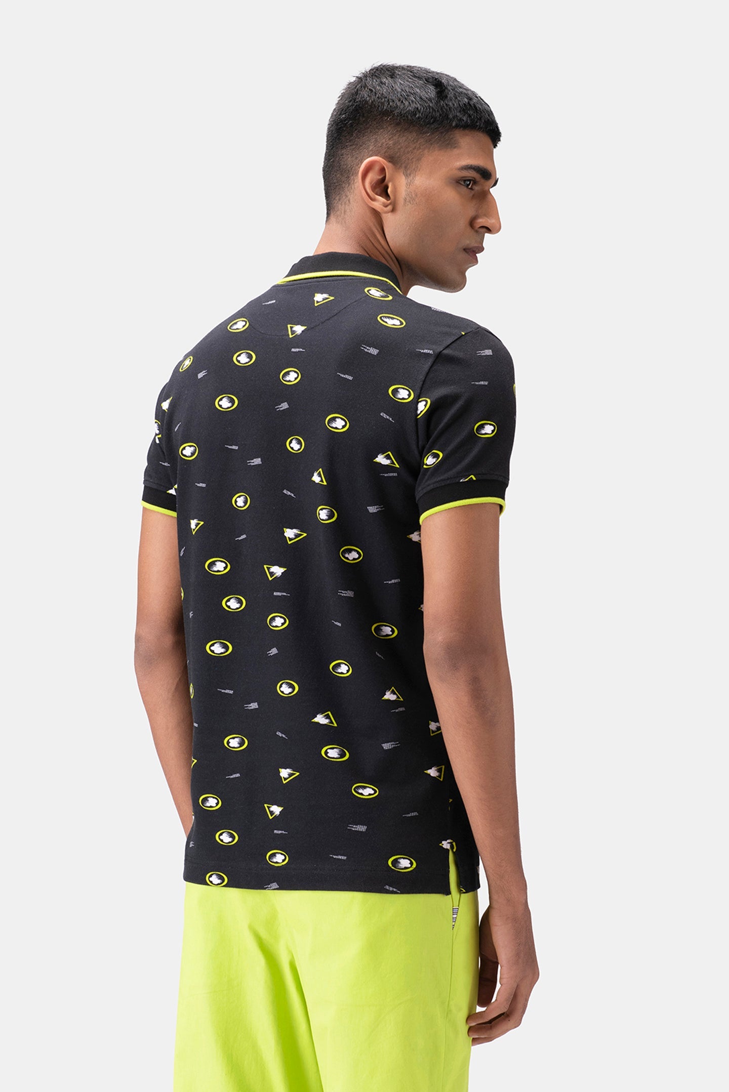Floral Iconography Men Polo Shirt