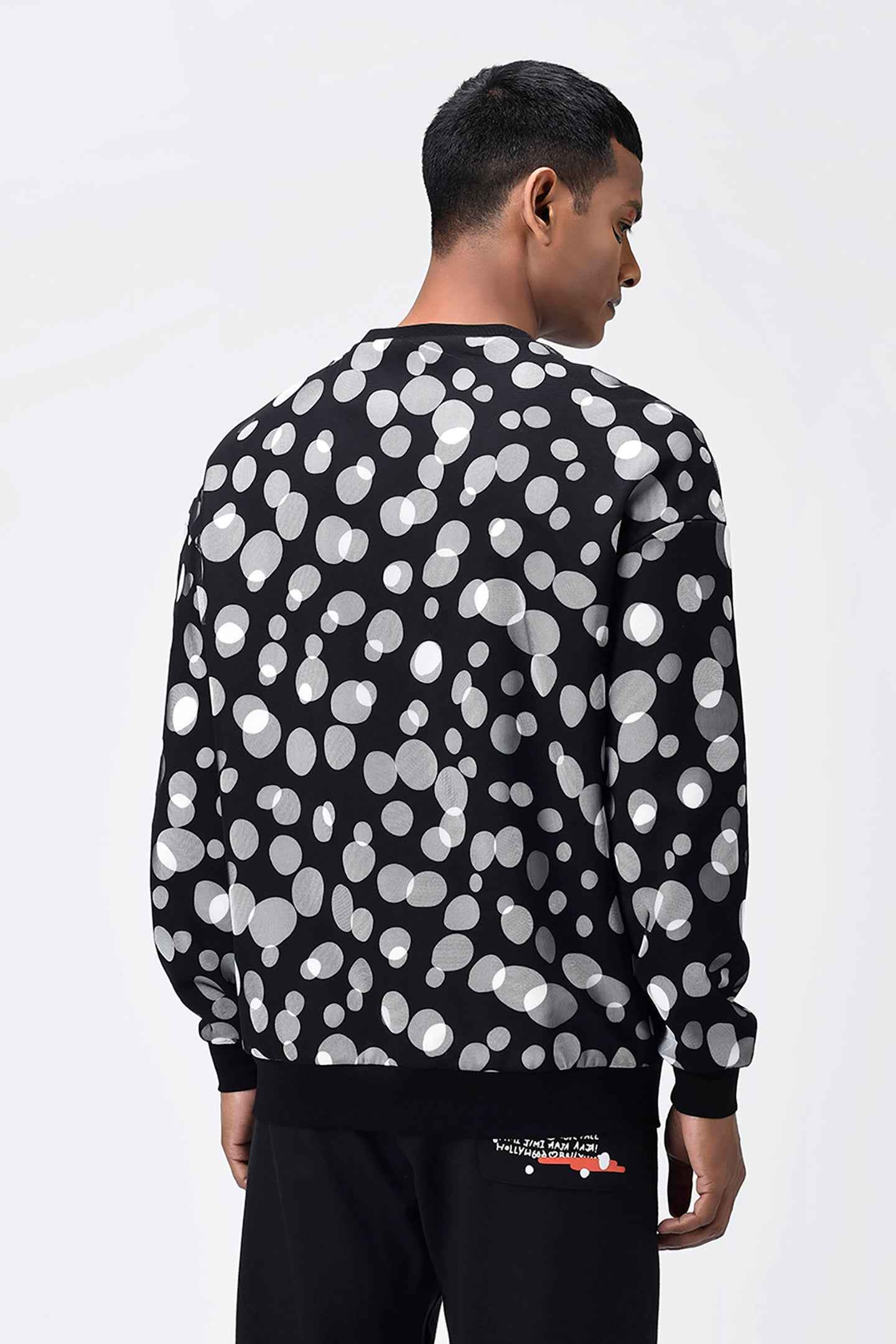 Polka Dot Tulle Men Sweatshirt