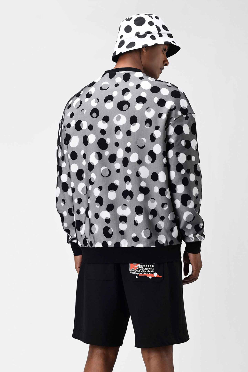 Polka Dot Tulle Men Sweatshirt