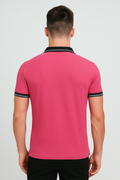 Fuschia Pink Classic Polo Mens T-shirt - Joemarzi