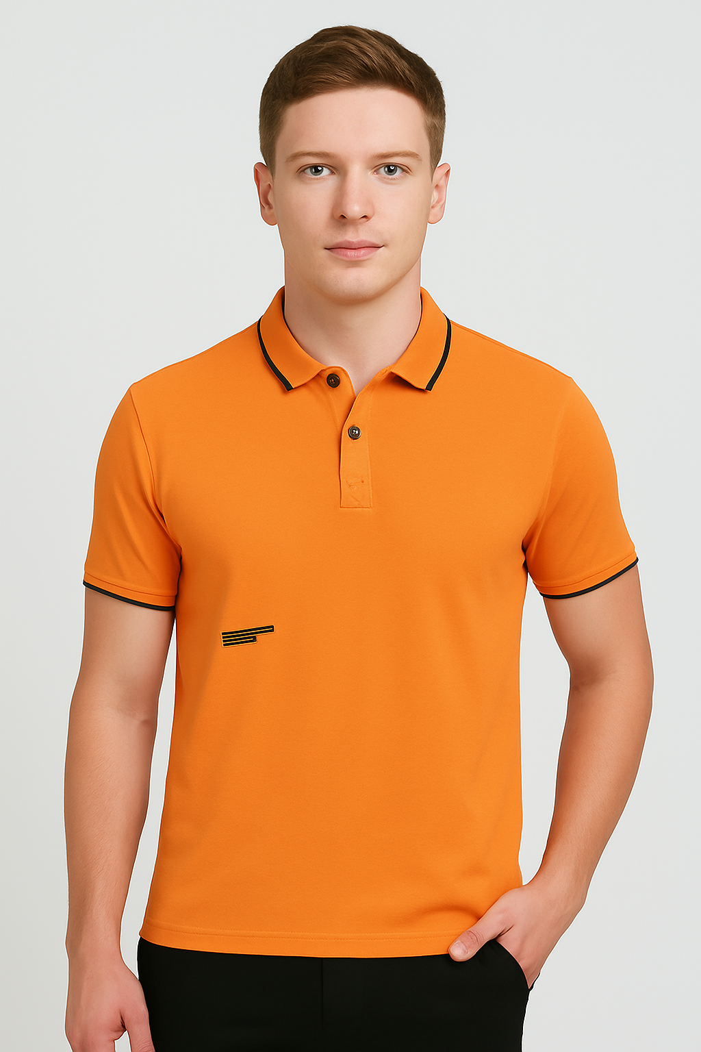 Orange Classic Polo Mens T-shirt