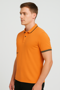 Orange Classic Polo Mens T-shirt - Joemarzi