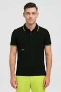Black Classic Polo Mens T-shirt - Joemarzi