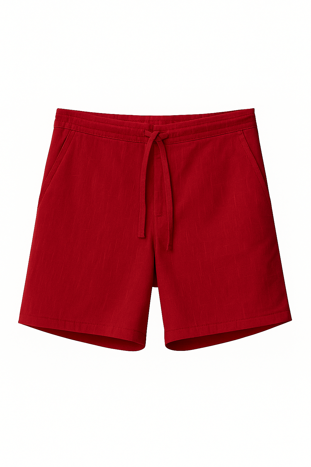 Casual Mens Shorts Red