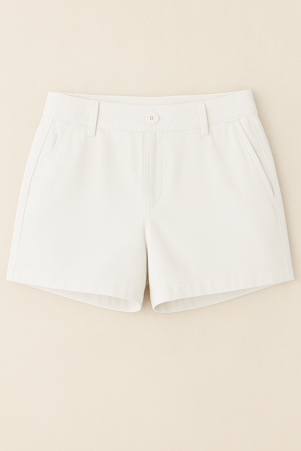 Casual Shorts For Women White - Joemarzi