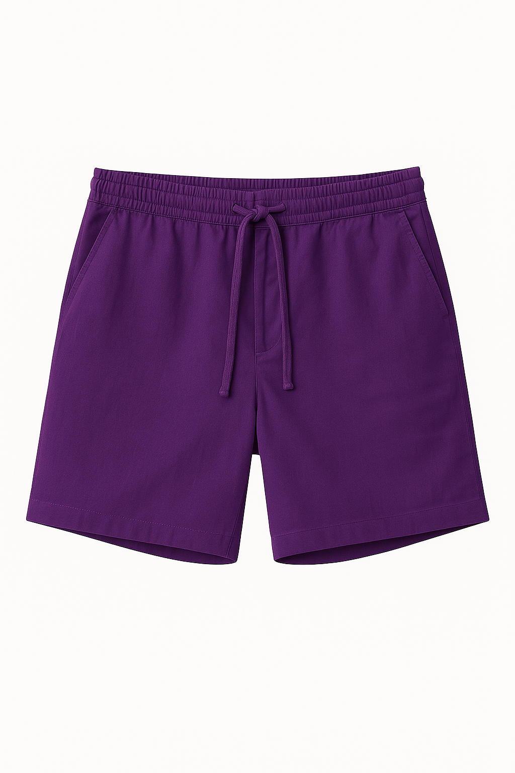 Casual Mens Shorts Purple