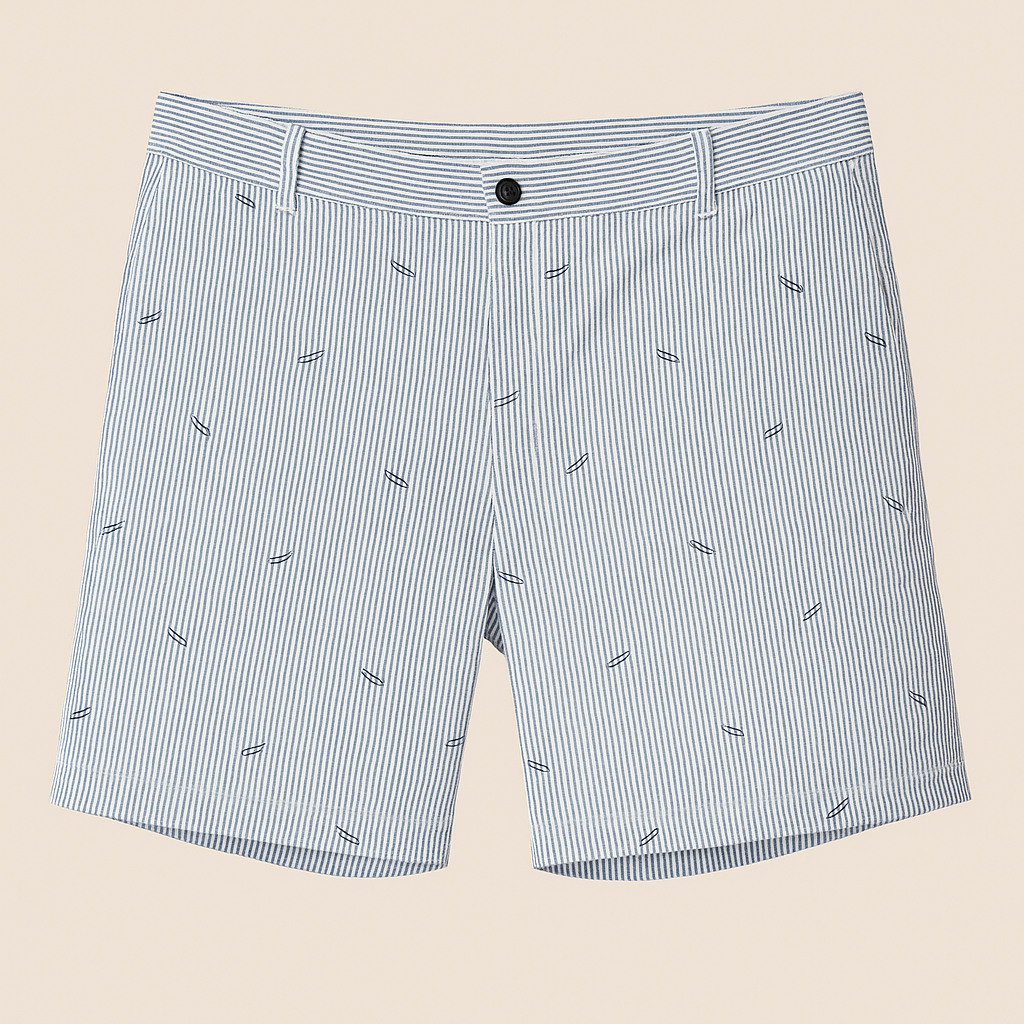 Nautical Stripes Casuals Mens Shorts