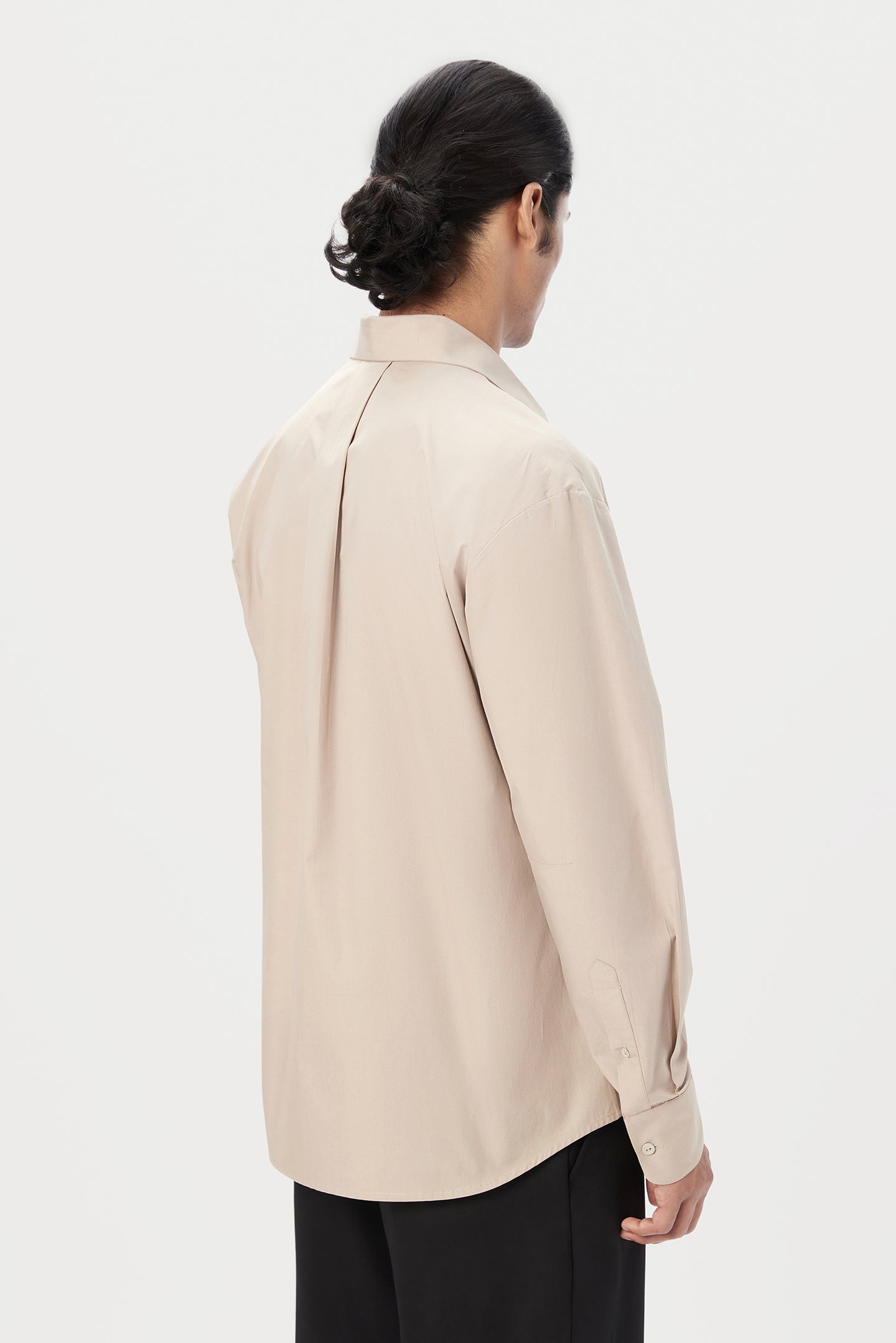 Relaxed Fit Button-Up Shirt with Drop Shoulder - Genes Lecoanet Hemant