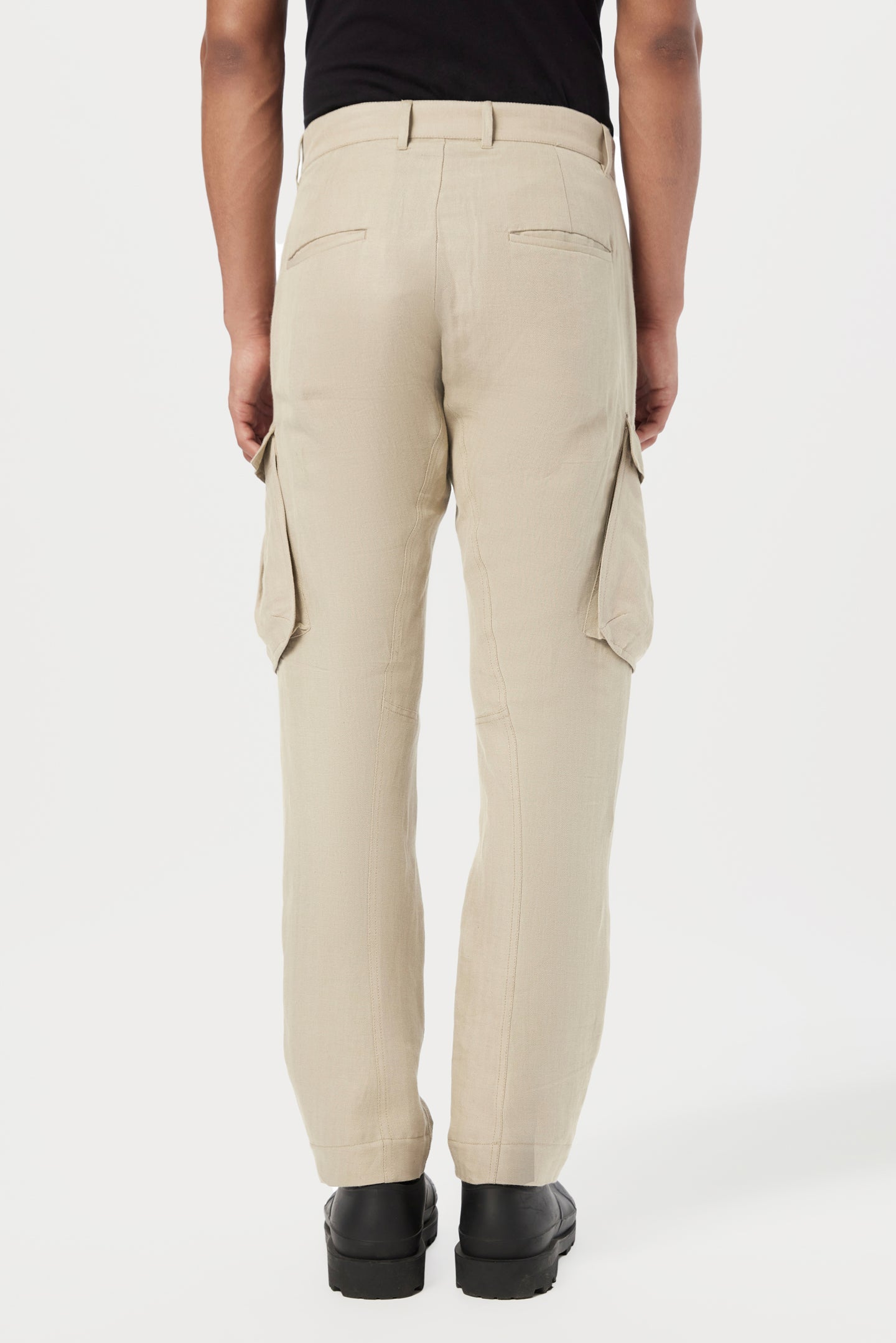 Easy Fit Cargo Pants with Expanding Side Pockets - Genes Lecoanet Hemant