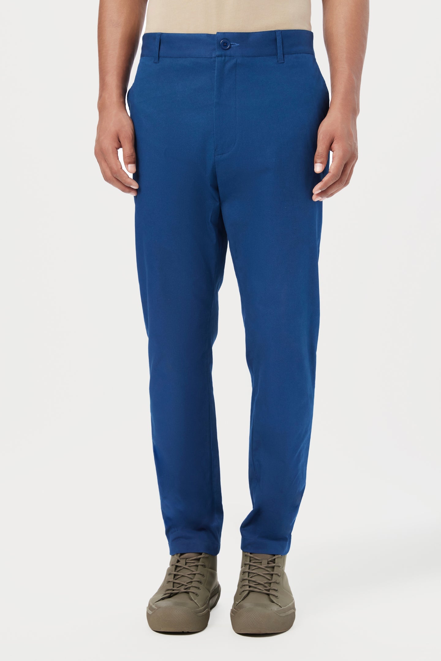 Regular Fit Trousers with Back Bone Pocket - Genes Lecoanet Hemant
