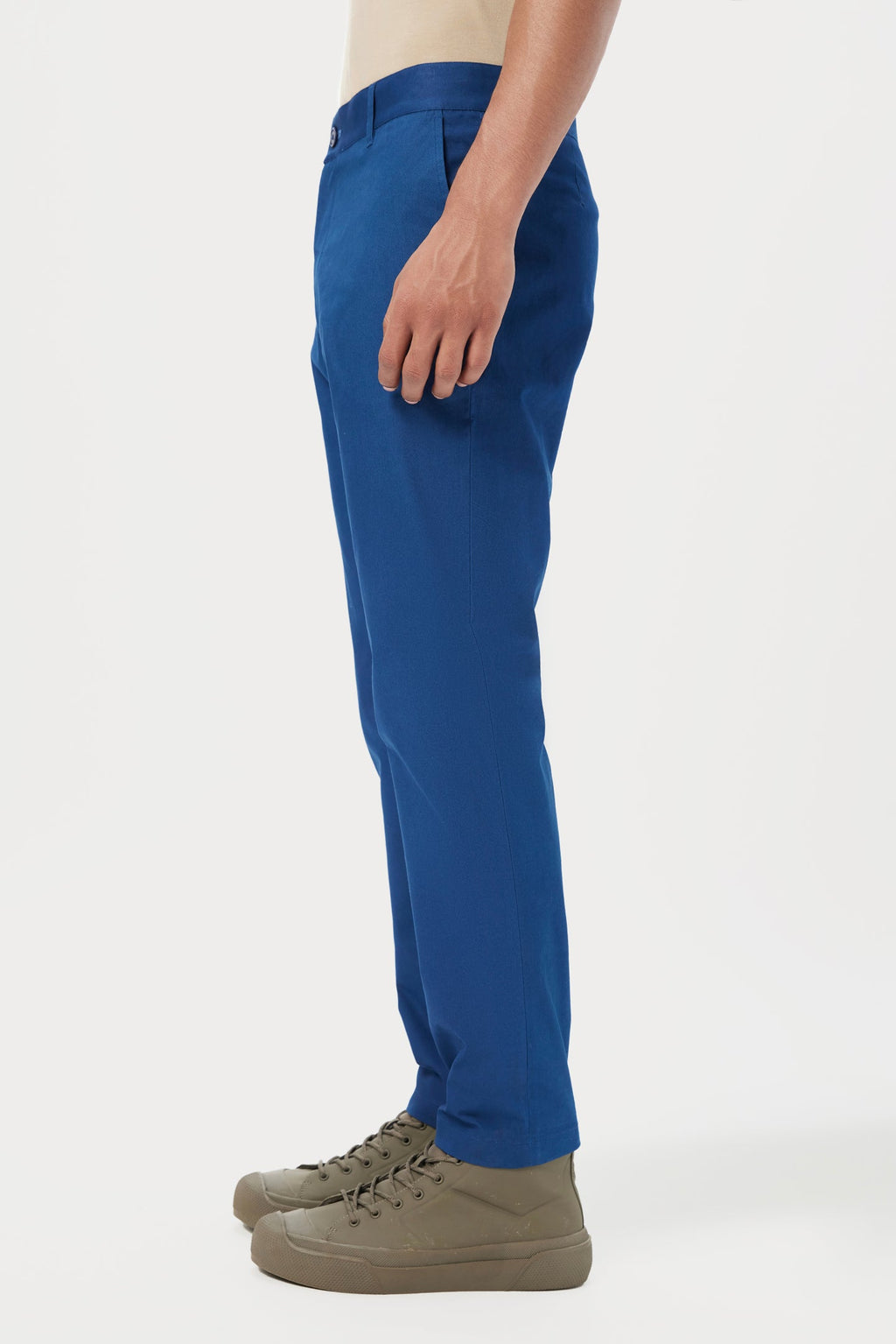 Regular Fit Trousers with Back Bone Pocket - Genes Lecoanet Hemant