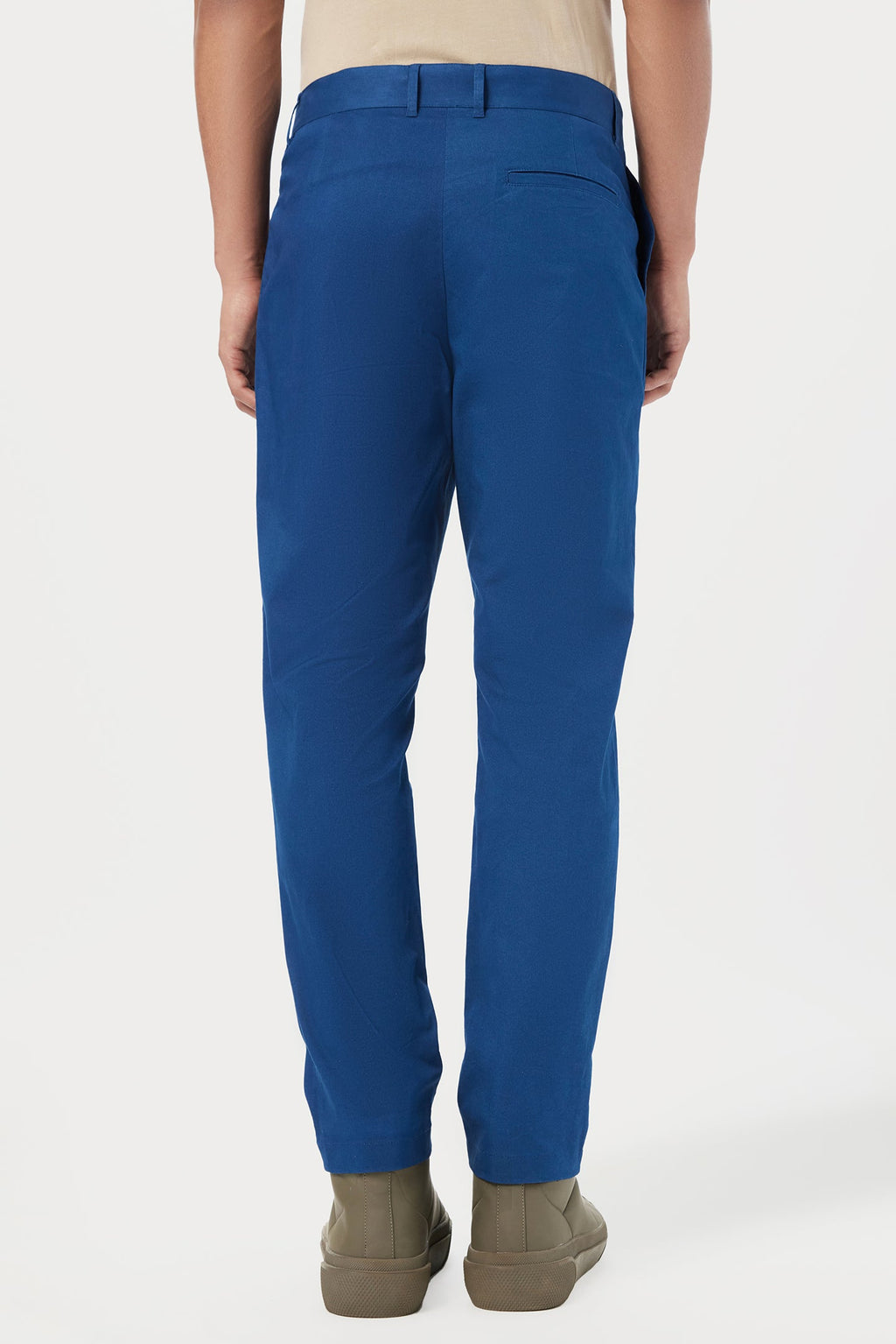 Regular Fit Trousers with Back Bone Pocket - Genes Lecoanet Hemant