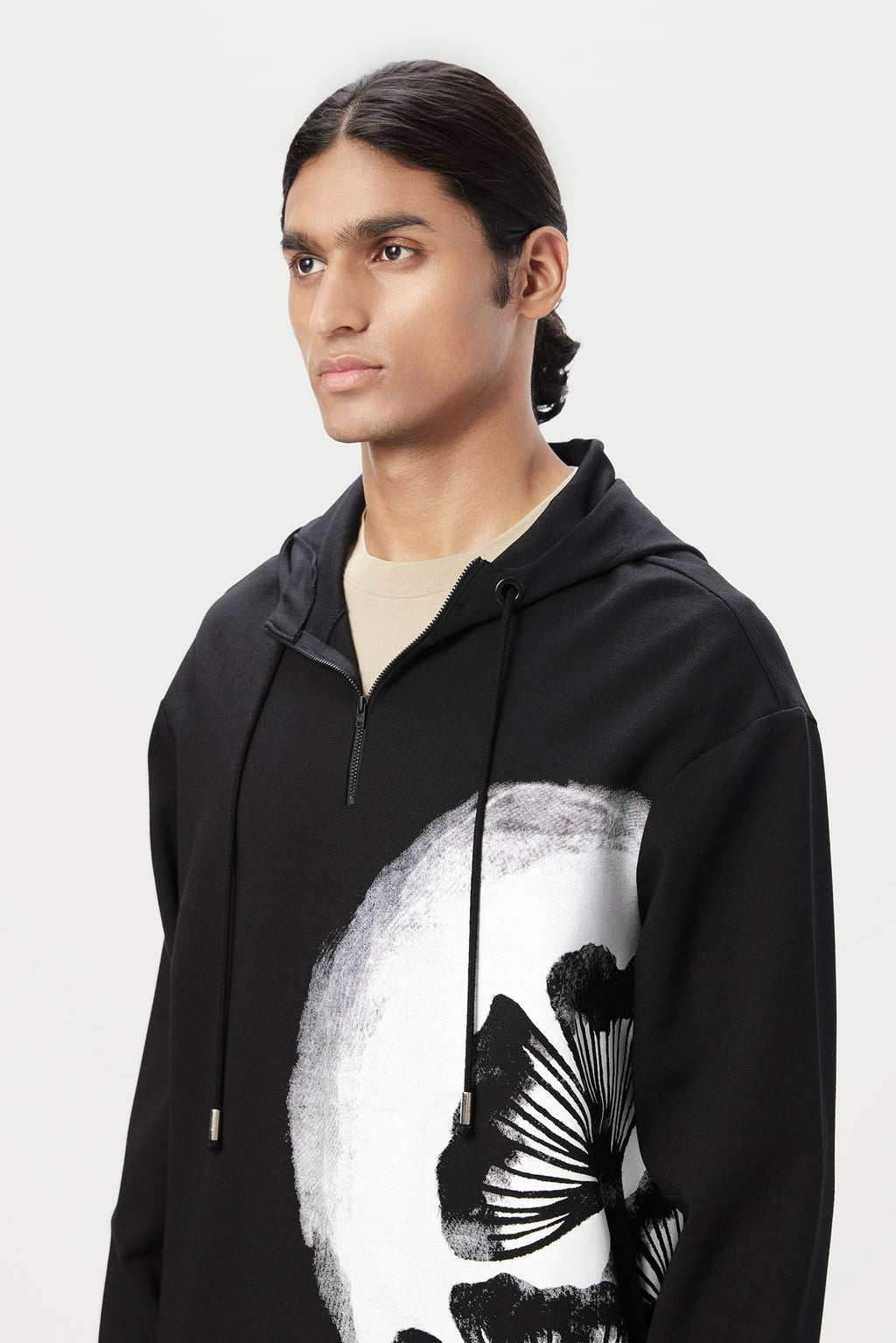 Relaxed Fit Hoodie with Drop Shoulder - Genes Lecoanet Hemant