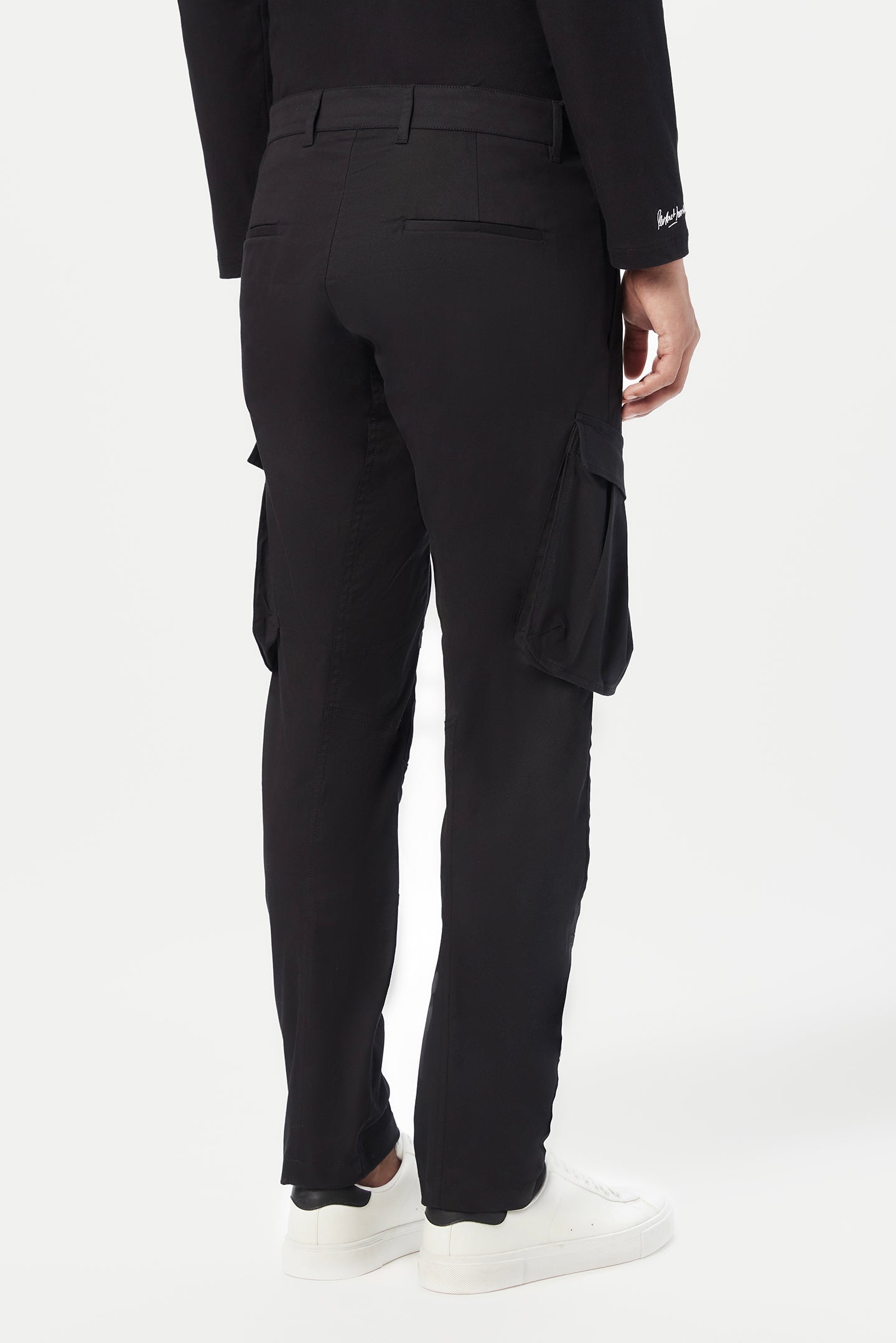 Easy Fit Cargo Pants with Expanding Side Pockets - Genes Lecoanet Hemant