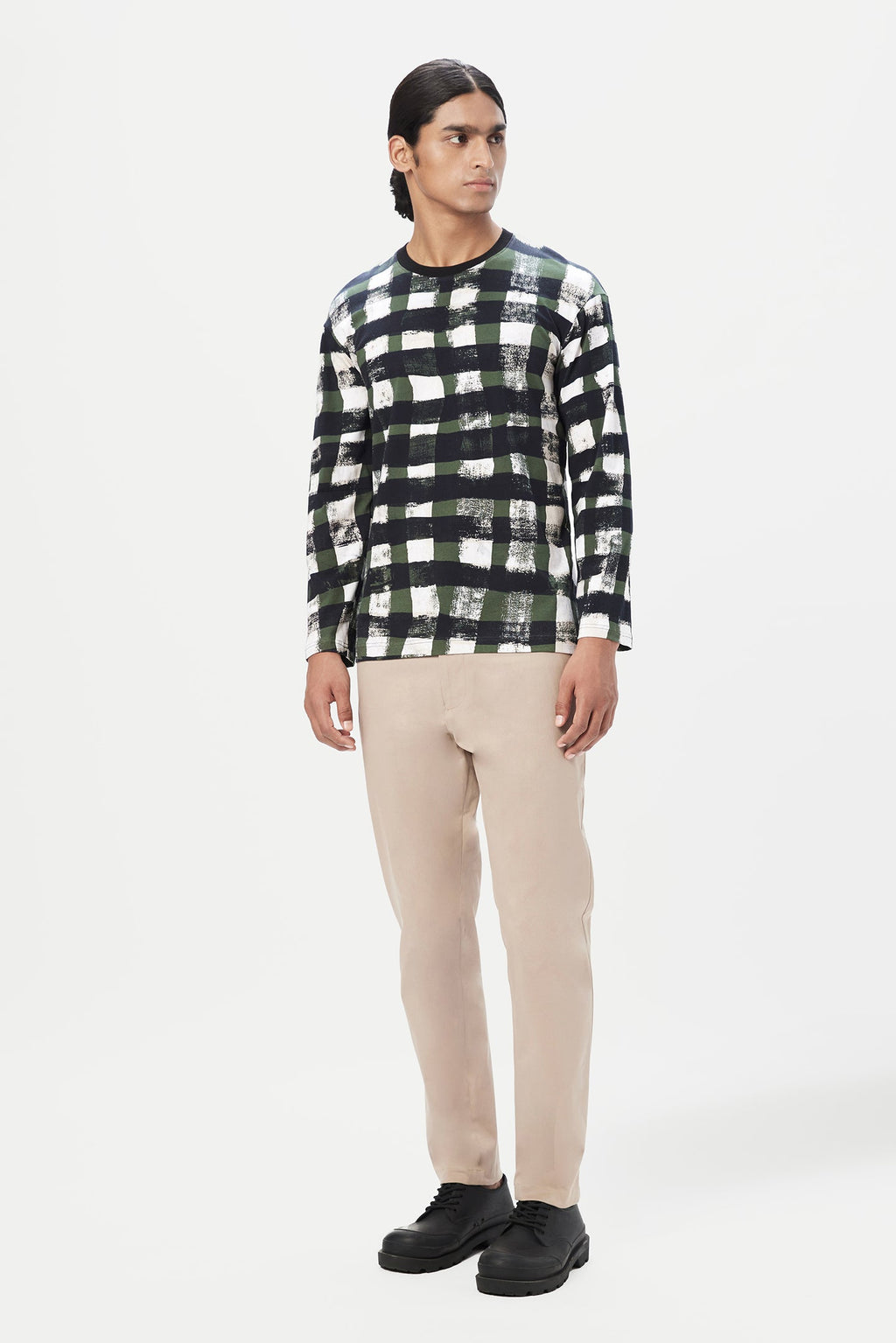 Classic Fit Trousers with Back Bone Pocket - Genes Lecoanet Hemant