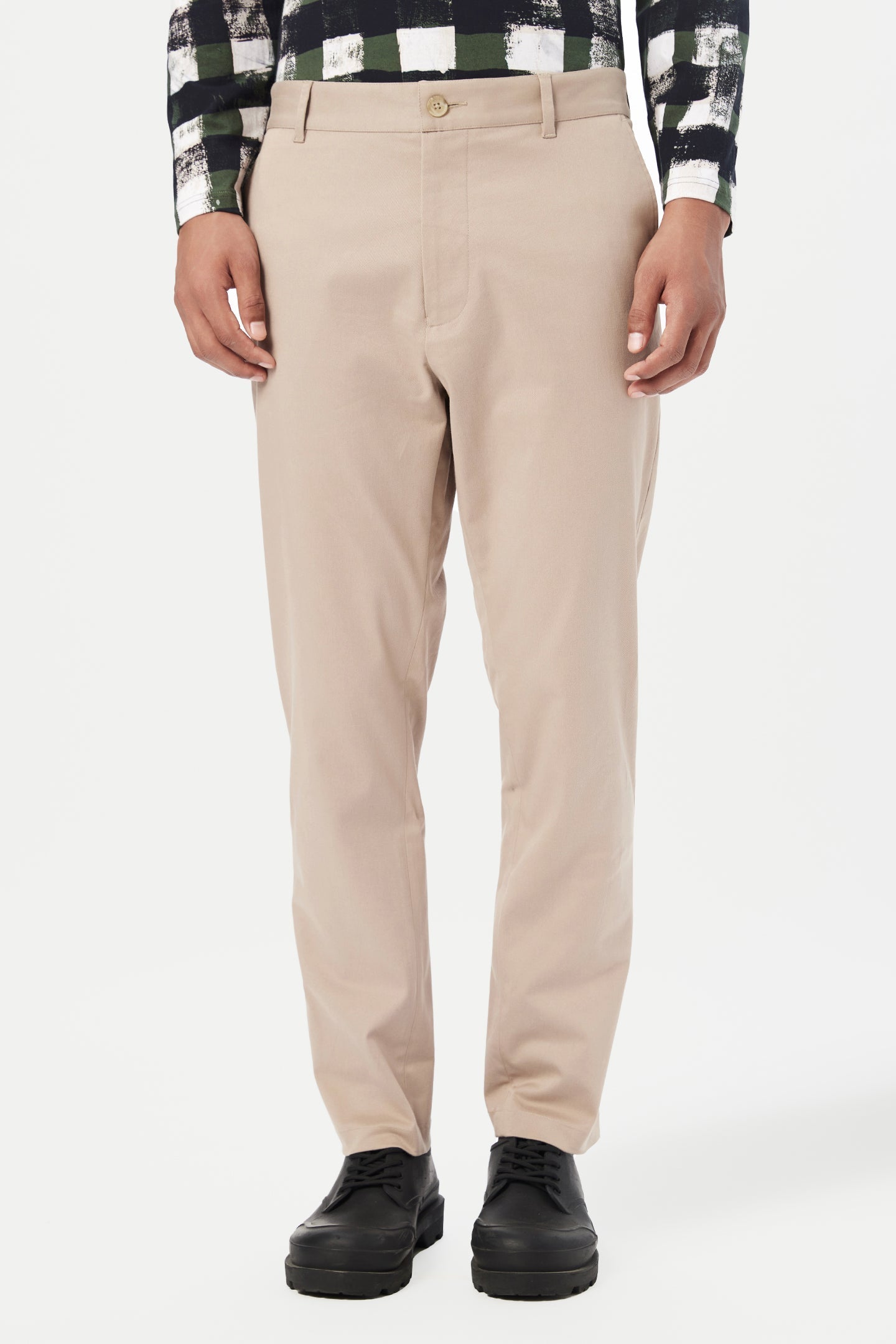Classic Fit Trousers with Back Bone Pocket - Genes Lecoanet Hemant