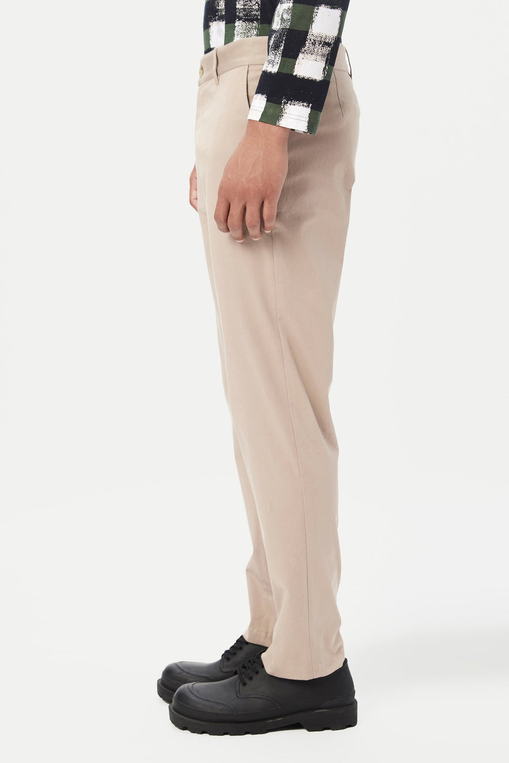 Classic Fit Trousers with Back Bone Pocket - Genes Lecoanet Hemant