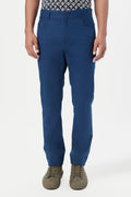 Slim Fit Trousers with Back Bone Pocket - Genes Lecoanet Hemant