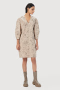 Slim Fit V-Neck Dress - Genes Lecoanet Hemant