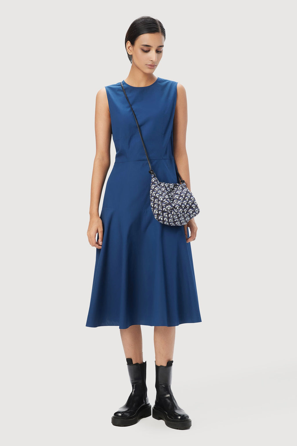 Slim Fit Sleeveless Dress- - Genes Lecoanet Hemant