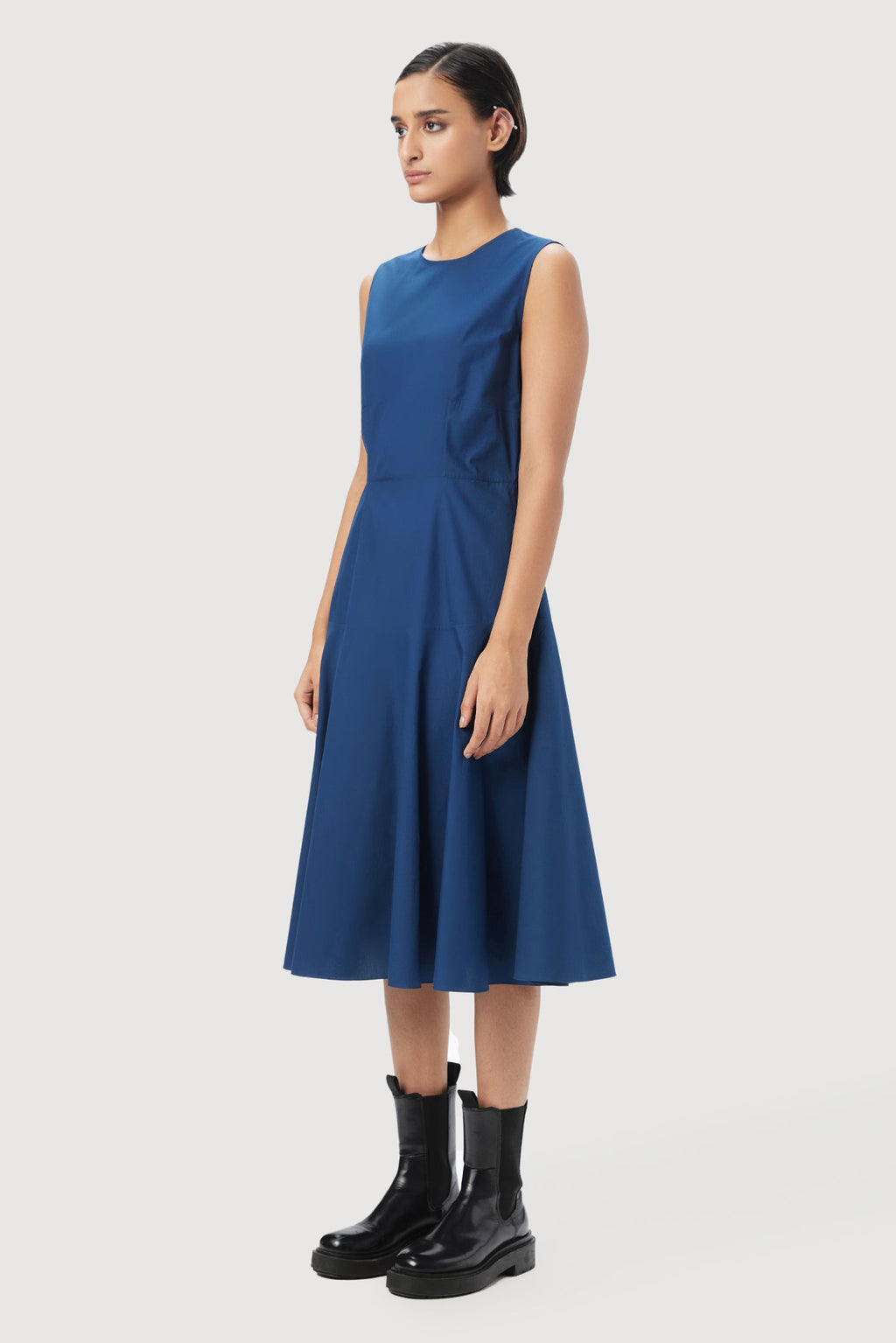 Slim Fit Sleeveless Dress- - Genes Lecoanet Hemant