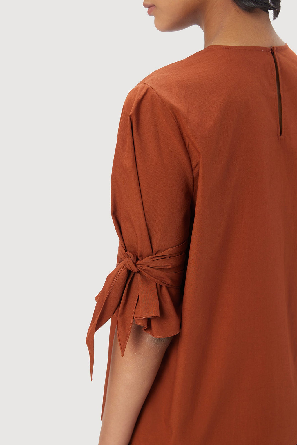 Straight Fit Round Neck Top - Genes Lecoanet Hemant