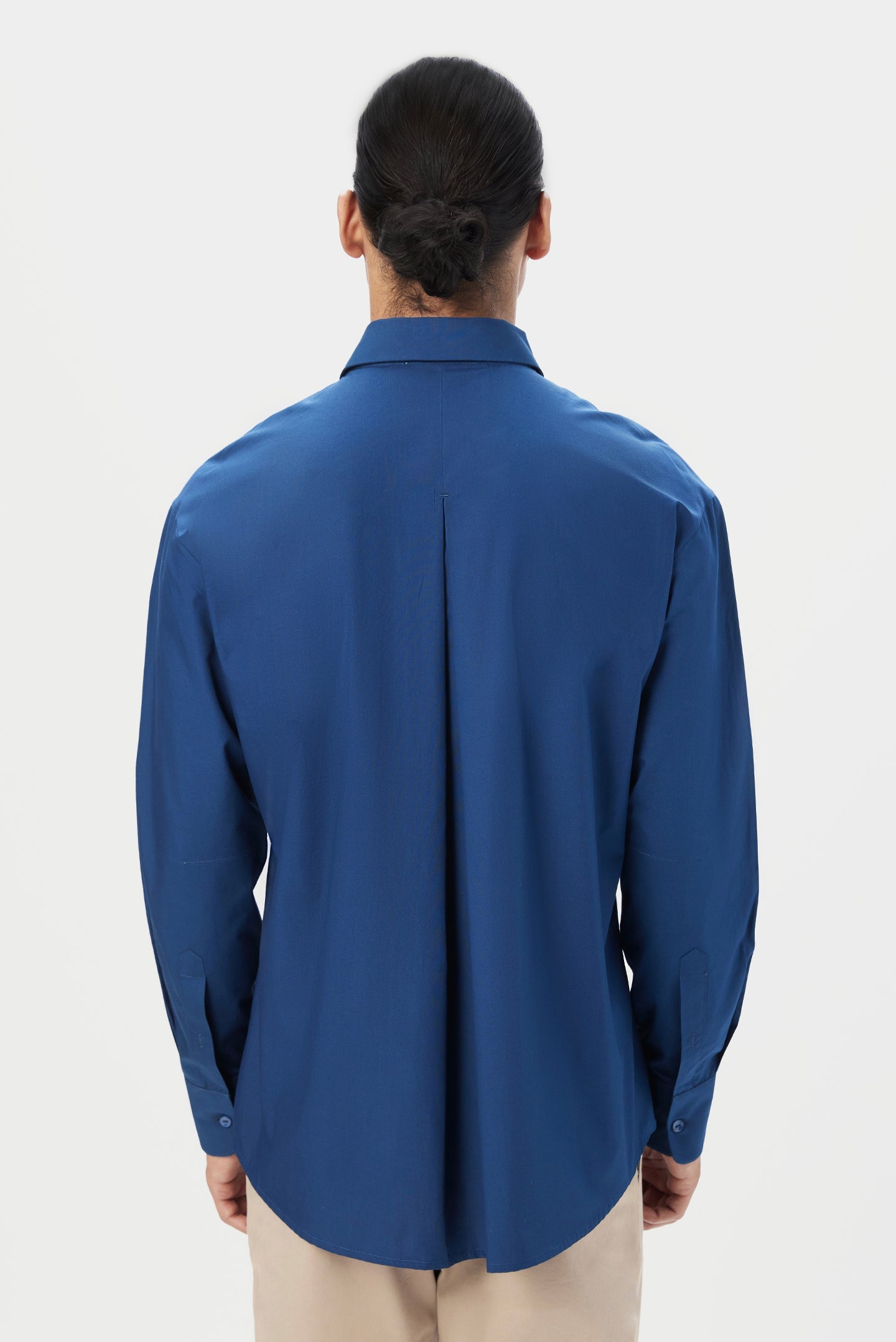 Relaxed Fit Button-Up Shirt with Drop Shoulder - Genes Lecoanet Hemant