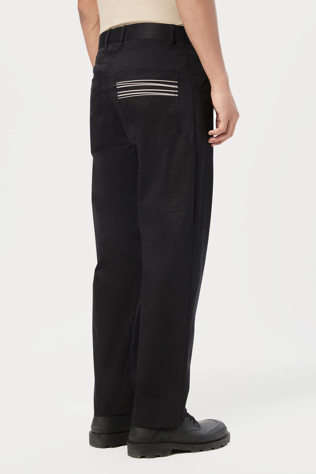Relaxed Fit Trousers with Tool Pocket Attachment - Genes Lecoanet Hemant