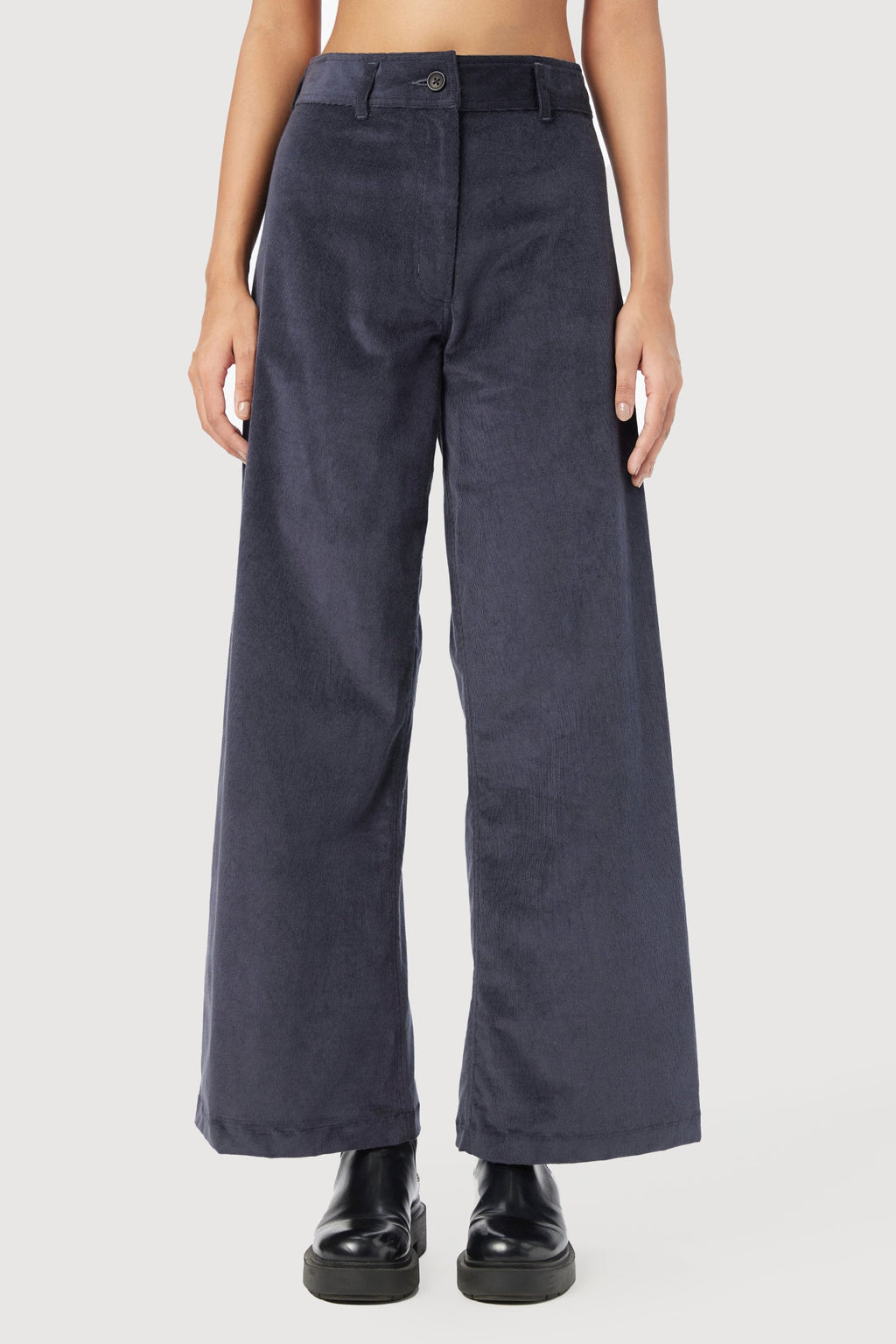 Regular Fit Trousers with Patch Pockets - Genes Lecoanet Hemant