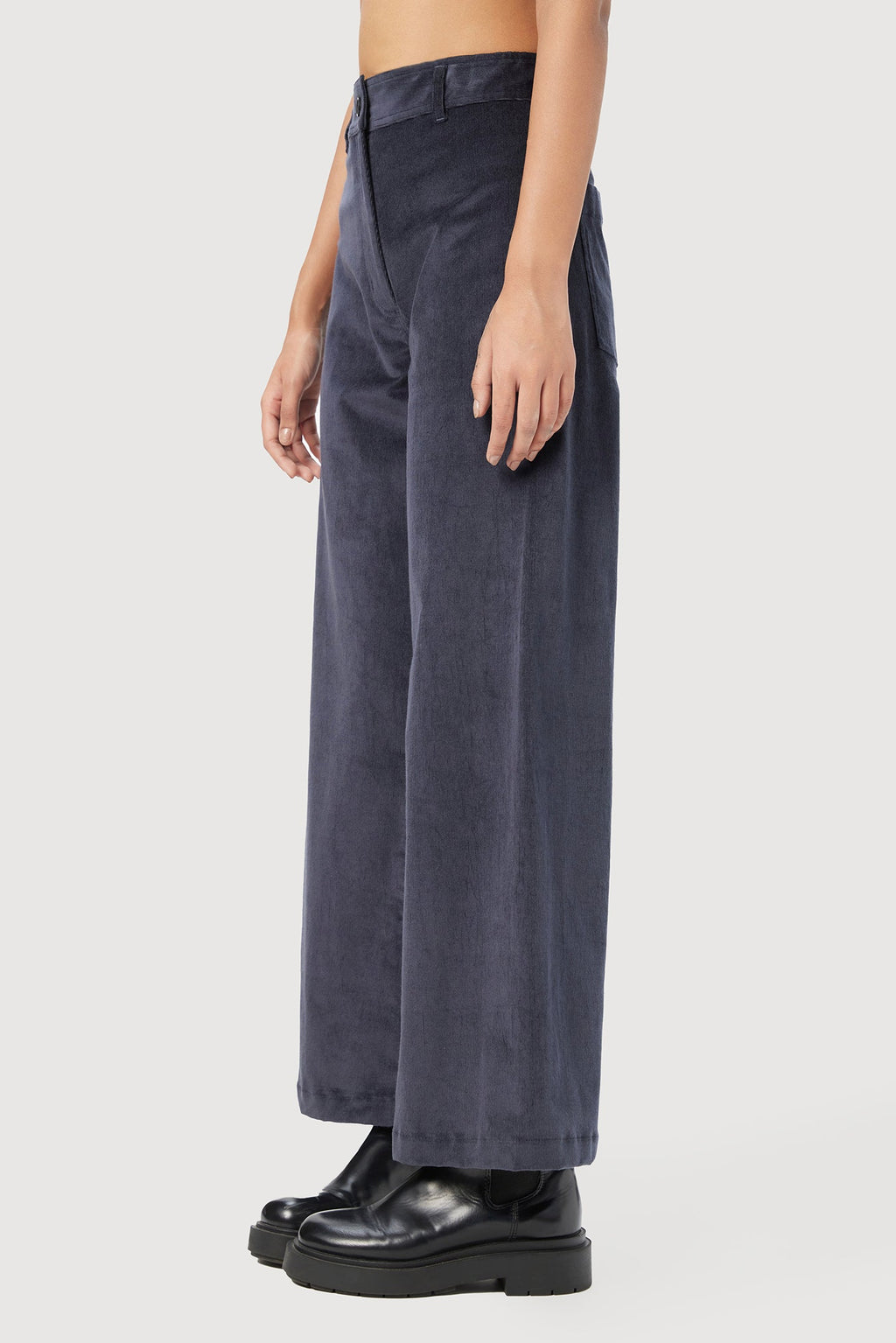 Regular Fit Trousers with Patch Pockets - Genes Lecoanet Hemant