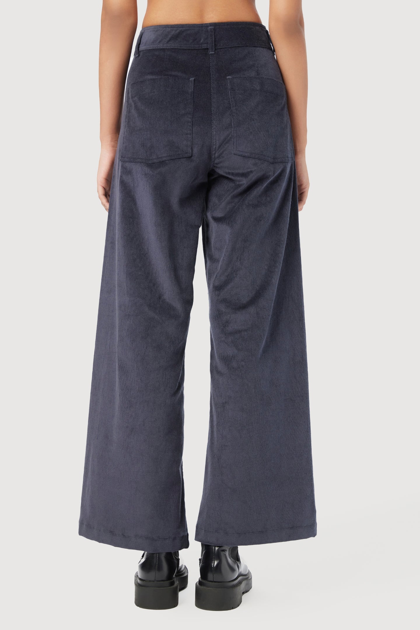Regular Fit Trousers with Patch Pockets - Genes Lecoanet Hemant