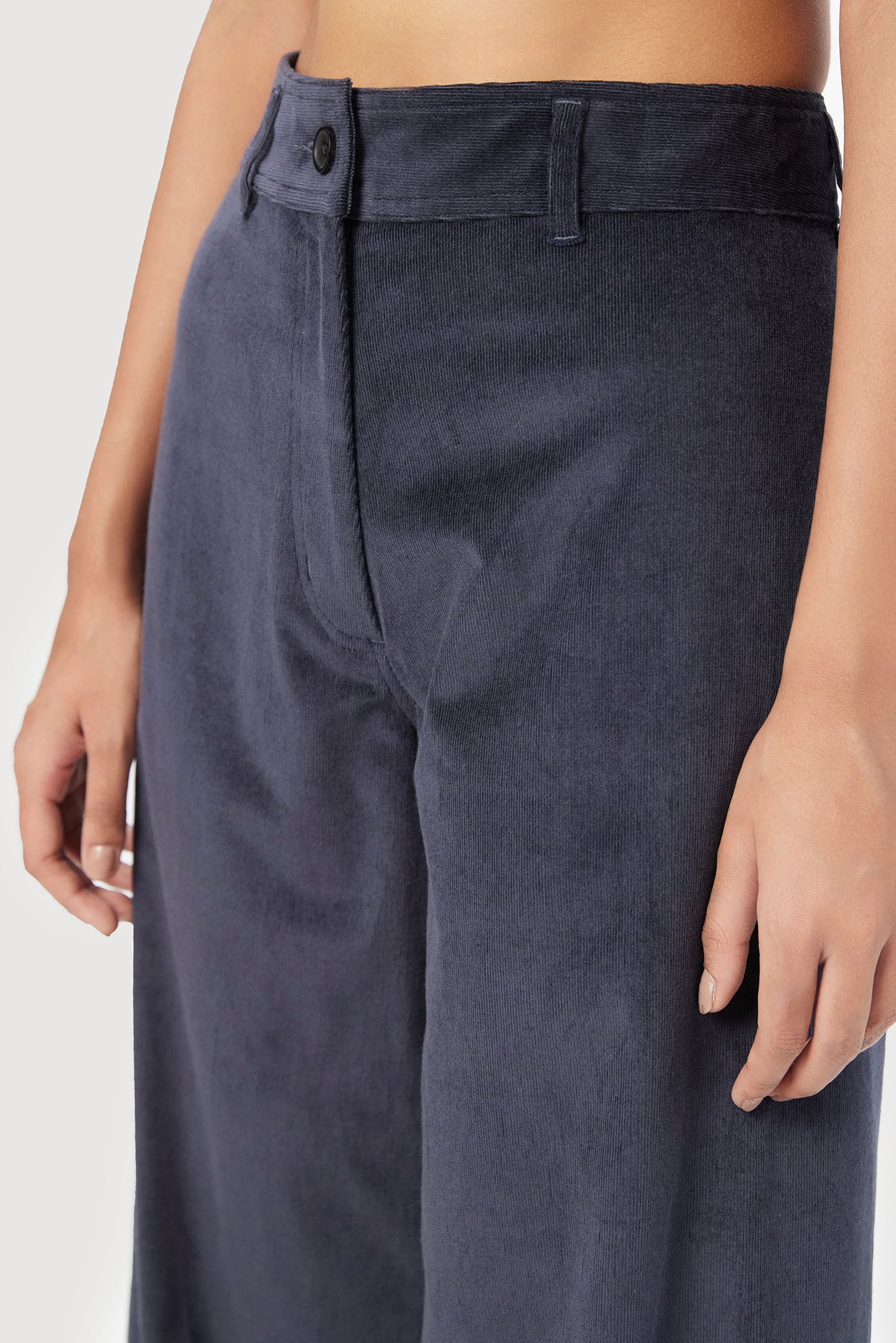 Regular Fit Trousers with Patch Pockets - Genes Lecoanet Hemant