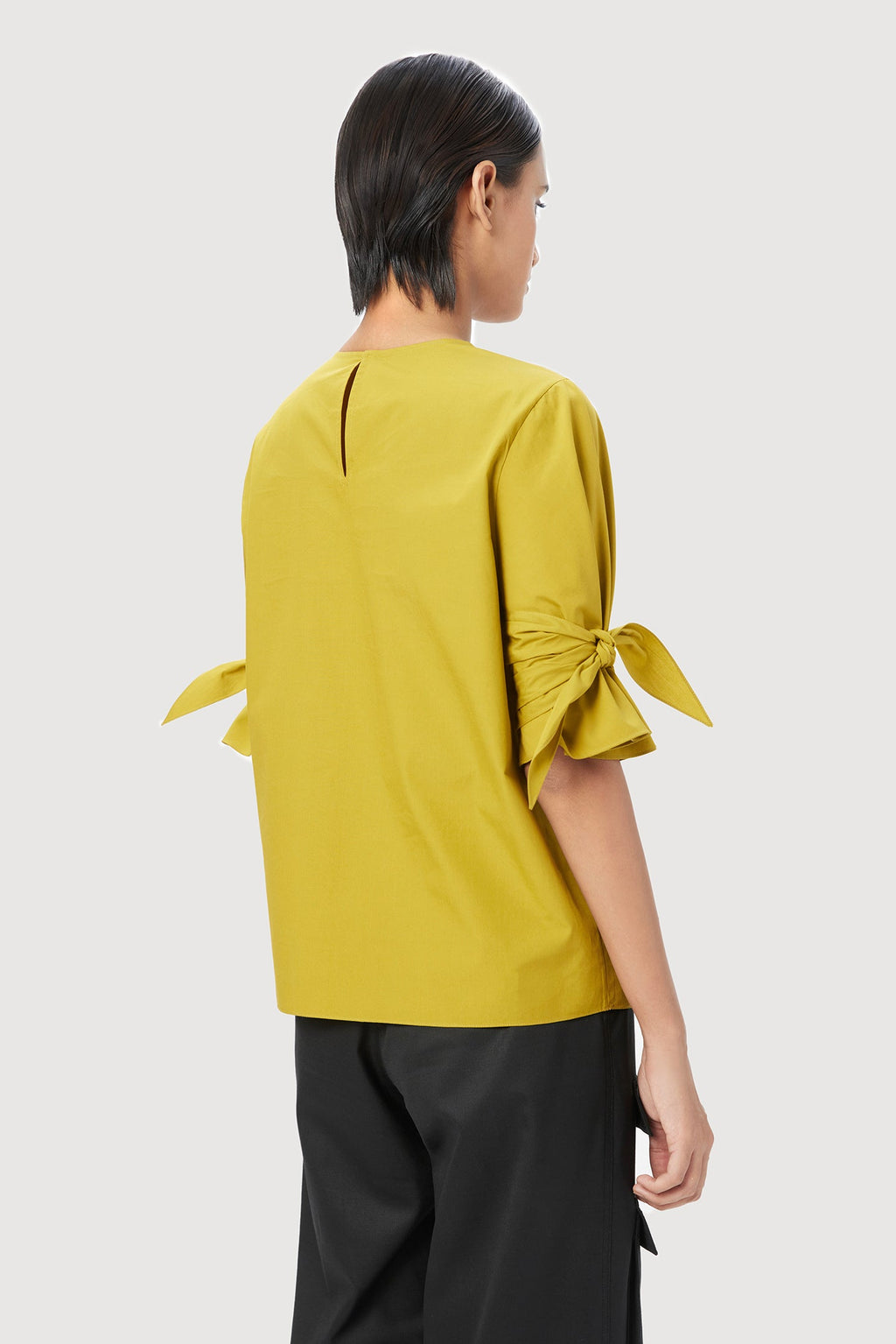 Straight Fit Round Neck Top - Genes Lecoanet Hemant